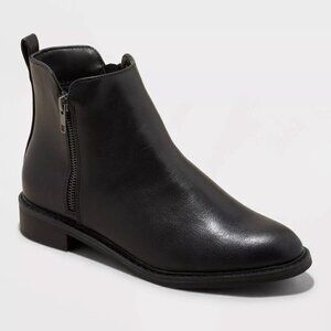 Universal Thread Women's Brenna‎ Ankle Black Boots